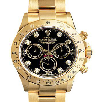 ROLEX ロレックス デイトナ コピー オイスターパーペチュアル 116528G クロノグラフ ブラック